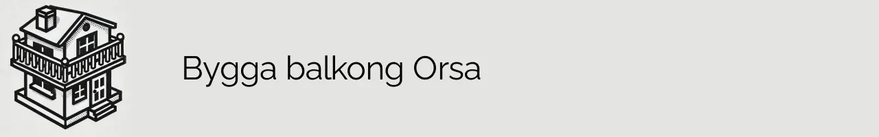 Bygga balkong Orsa